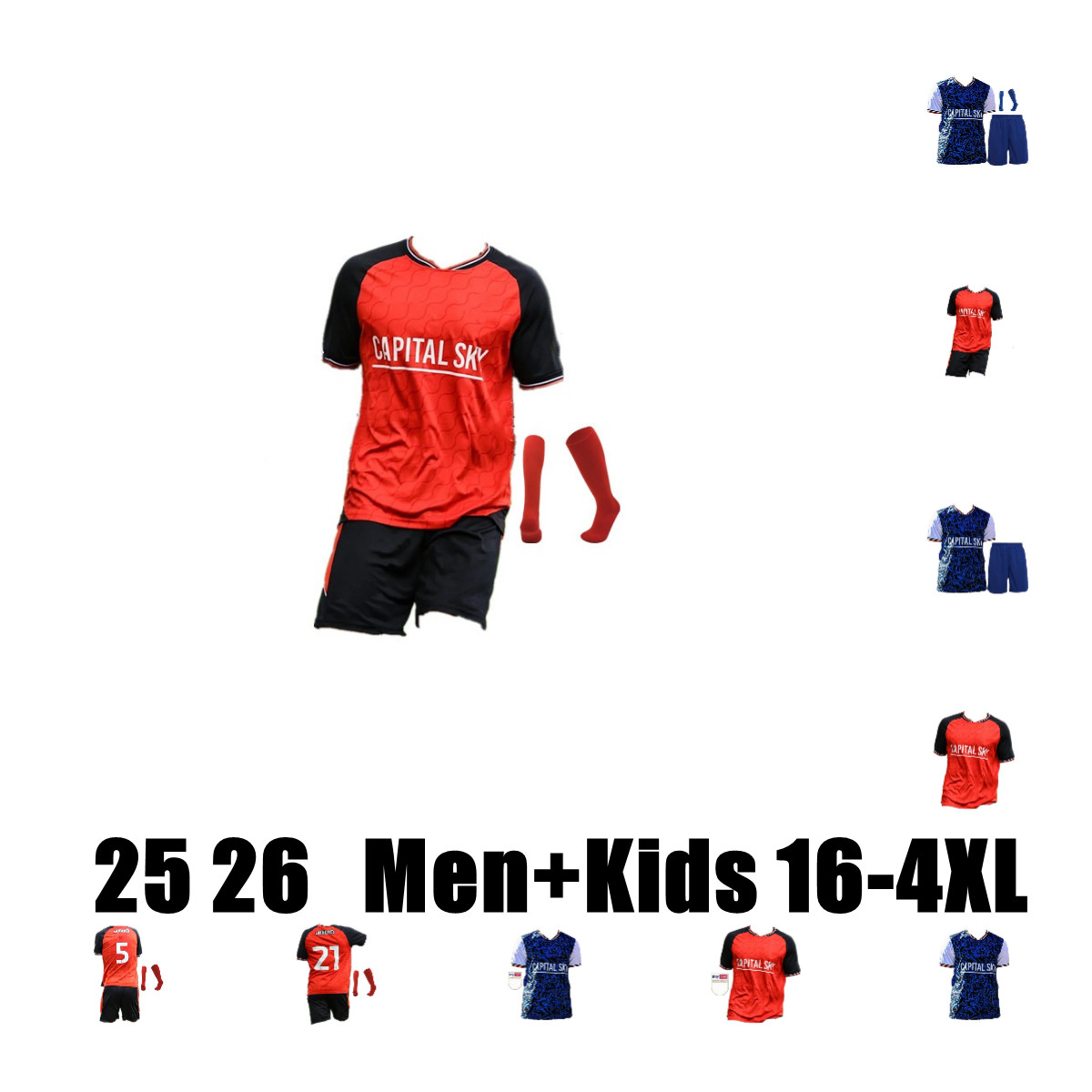25/26 LutonS Town MORRIS Soccer Jerseys 2025 2026 ADEBAYO BROWN CLARK Home away 3rd CHONG MOSES KRAUB NELSON MCGUINNESS Football Shirts HOLMES MENGI Men Kids Kits sets