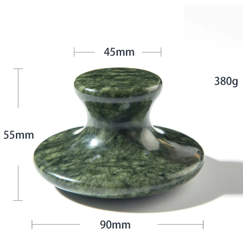 Natural Xiuyu Large Mushroom Shaped Jade Massager Jade Beauty Gouache Scraper Beauty Gua Sha Massage Stone 250716