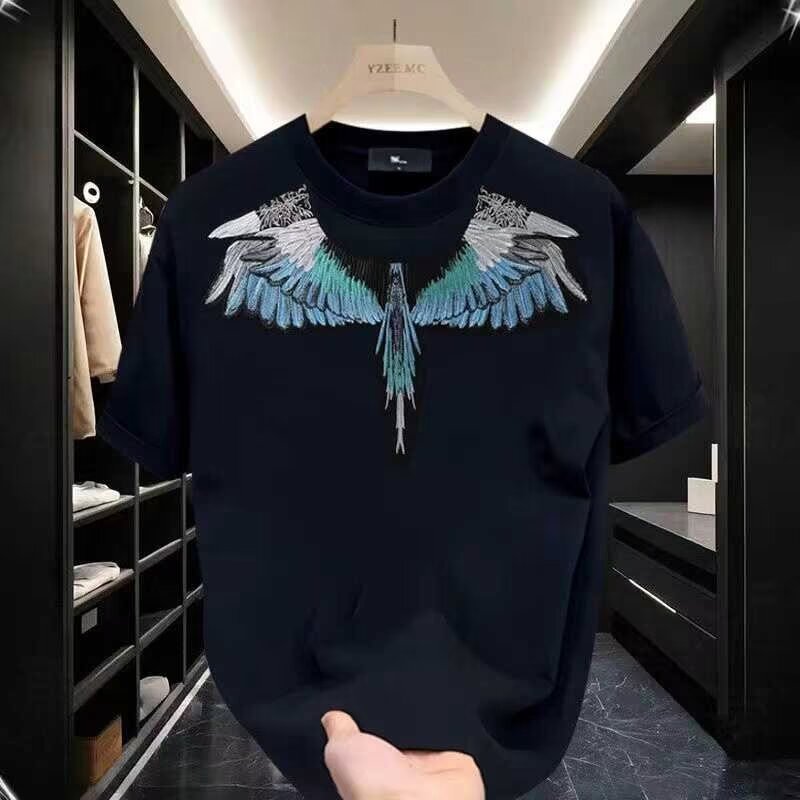 hot Free shipping designer T-shirt short sleeved men and women loose casual printed half sleeved top Slim Fit