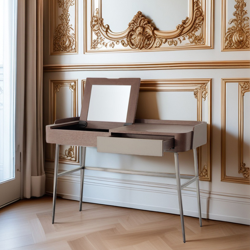 dressing table Stylish Compact Makeup Station Drawer Cabinet Set Suitable For Small Spaces