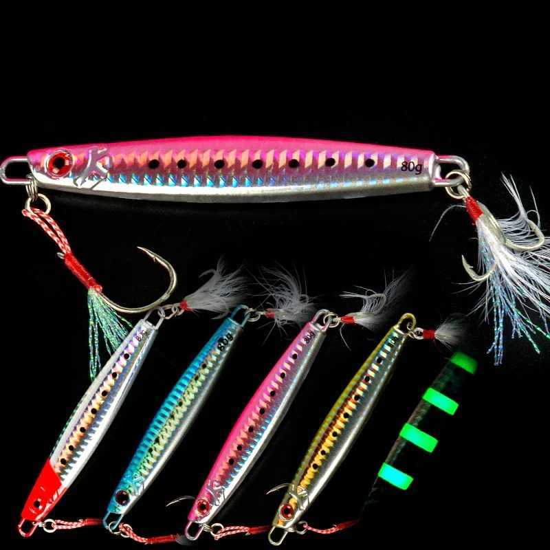 Metal Jig 100g 120g 150g 180g Sea Biomimetic Fish Iron Plate Bait Cast Jig Saltwater Fishing Lure Artificial Ocean Boat Fishing Z250717