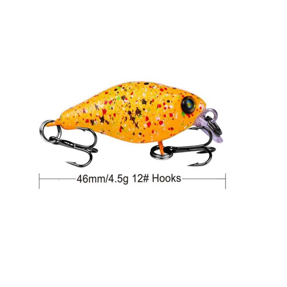 1Pcs Crank WobbLErs 45mm 4.3g Mini Crankbait Artificial Plastic Hard Bait Bass Pike Fishing TackLE Z250717
