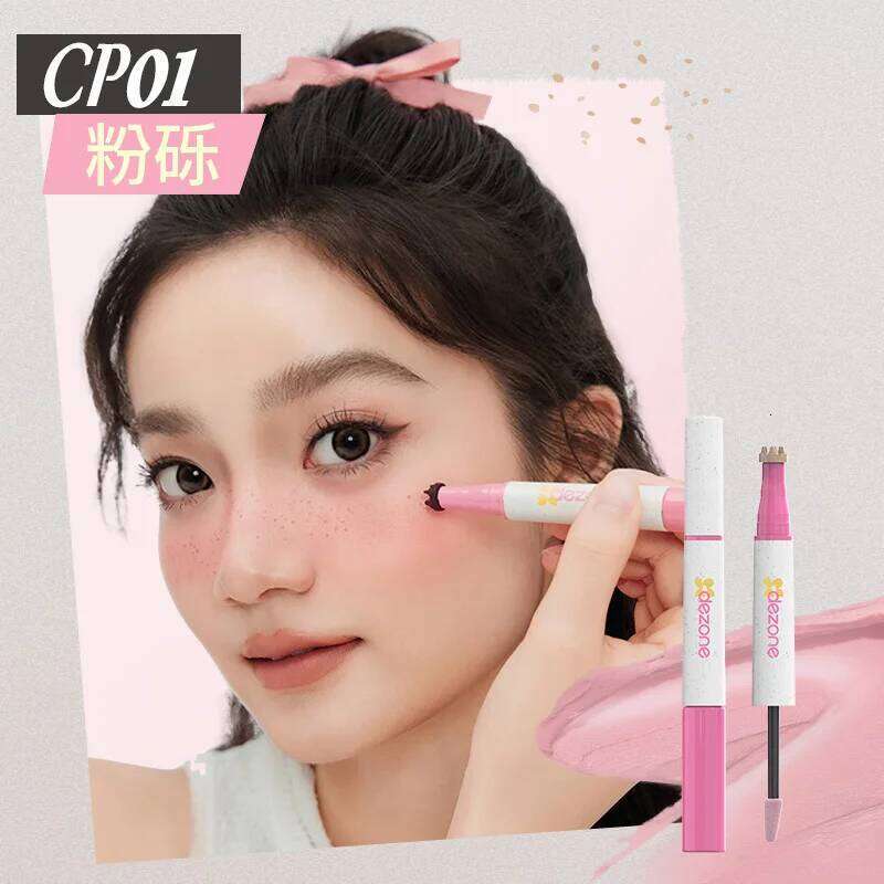 DEZONE Blush Pencil Long Lasting Waterproof Natural Looking Freckle Pen Fake Freckles Stamp 2 In 1 Sunkissed Makeup X250716