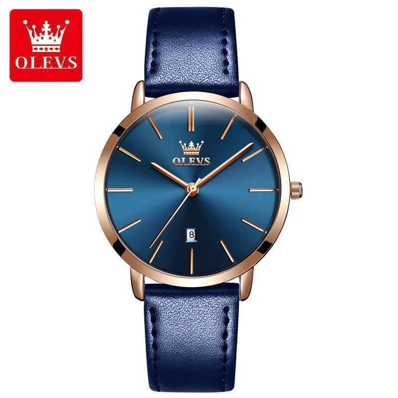 DHwatches Men's Luxury Watch Quartz Leather Bracelet Simple Ultra-thin Pulse Clock High-quality Lover