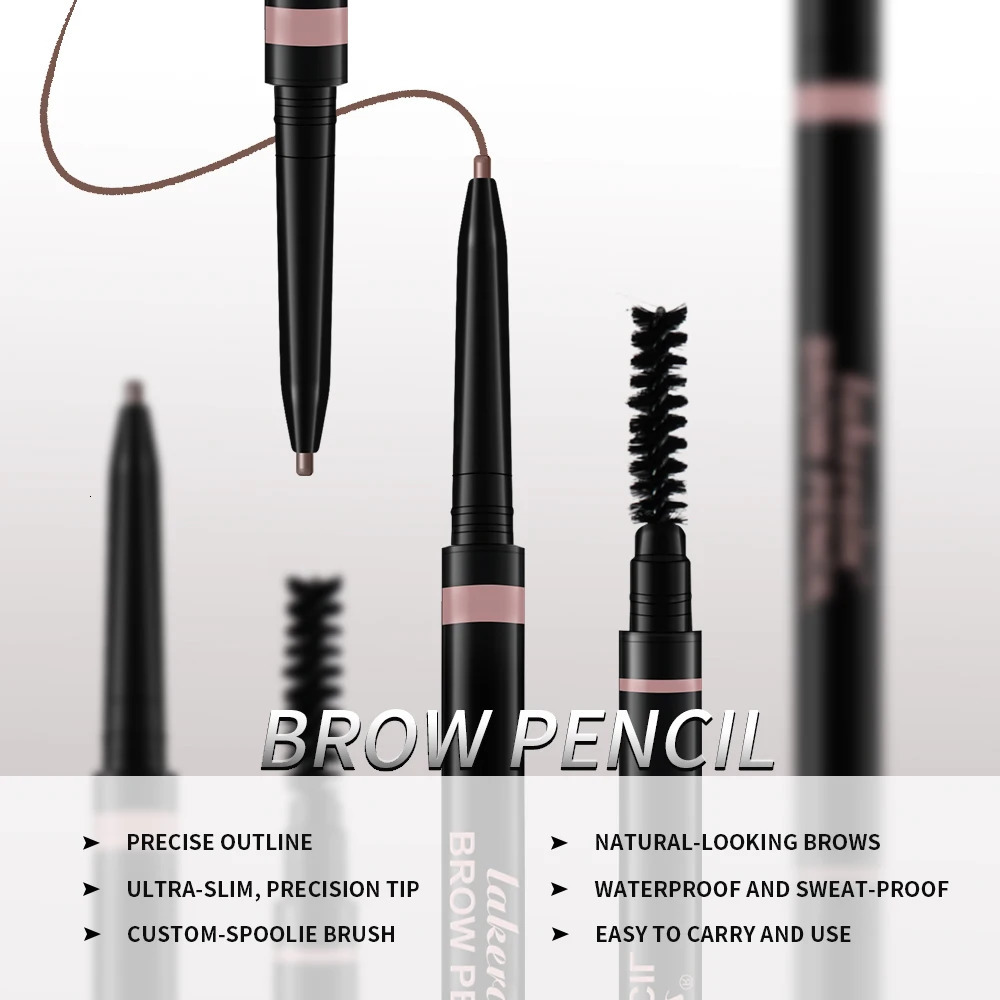 Long Lasting Ultra Fine Liquid Eyebrow Pen Waterproof Matte Double Head Eyebrow Pen Dark Brown Eyebrow Pencil With Brush Makeup 250712