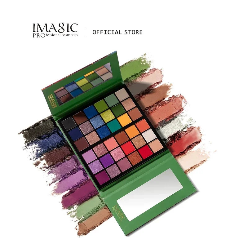 IMAGIC 36 colors makeup eyeshadow palette matte pearlescent glitter eyeshadow palette metallic gloss nude eye pigment cosmetics 250712