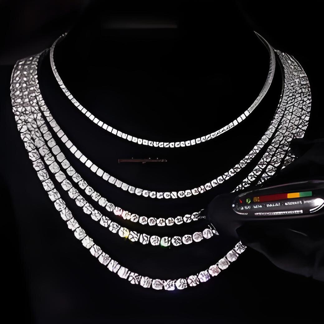 Jewelry designer hip hop necklace 2mm 3mm 4mm 5mm ice dia sterg sier Moissanite tennis bracelet Free shipping