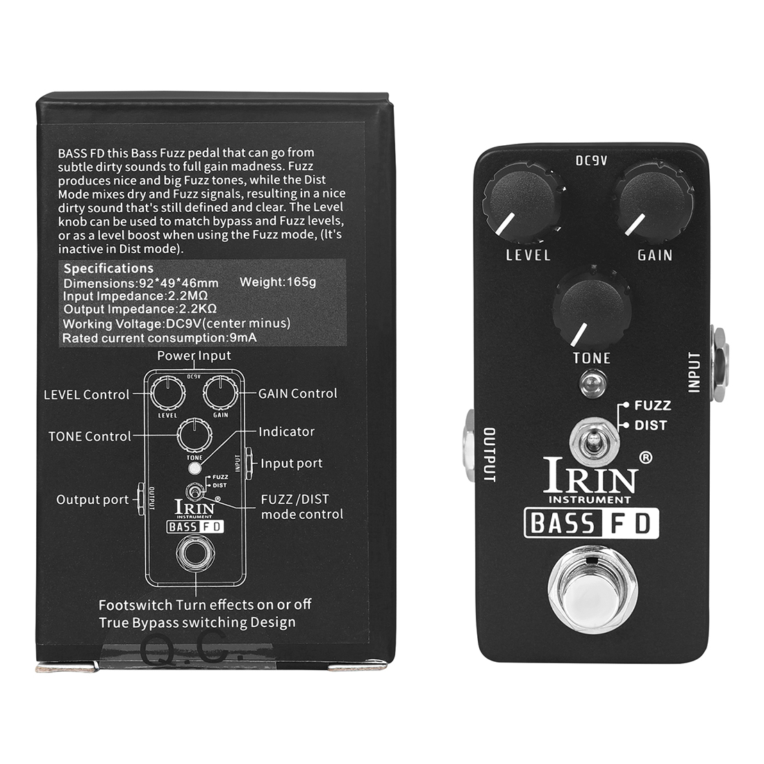 IRIN Wholesale Factory Anger Machine Soul Blur ANA Echo Electric Guitar Bass Multi Tone Guitar Effect Pedal RS-22