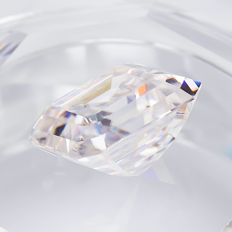 Wholesale Asscher Cut Loose Moissanite 3*3mm-12*12mm DEFGH Clarity VVS1 GRA Certification Lab Created Moissanite for Engagement Ring Making