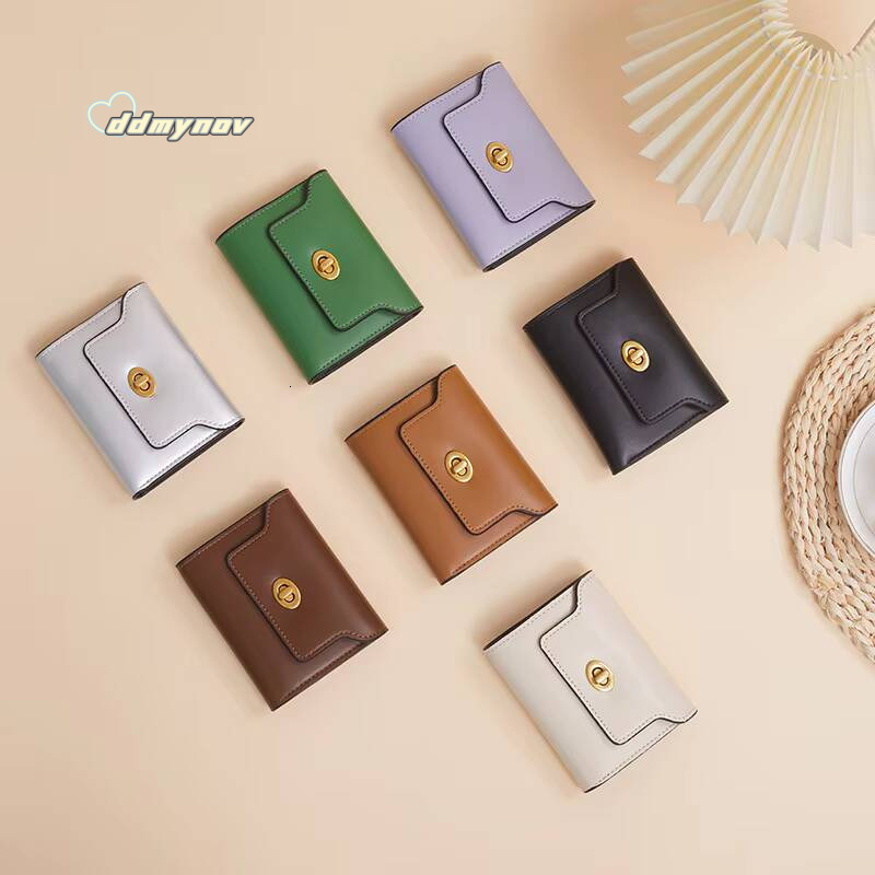 Women Wallet Bags Solid Short Female Small Card Holders Girls Wallets Ladies Coin Money Purse ddmynov