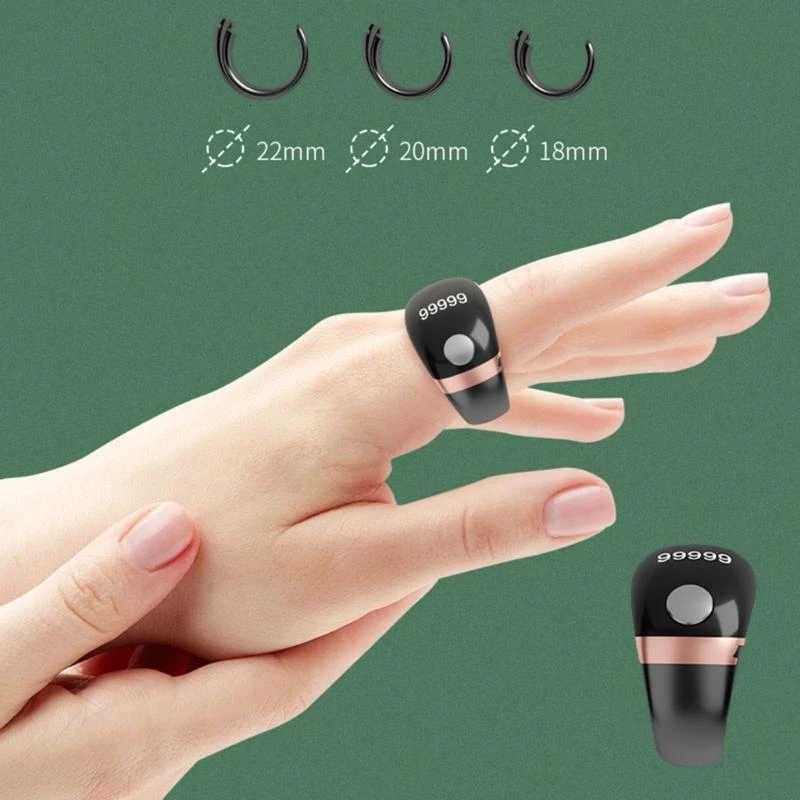 Smart Ring Point Marker Row Finger Counter LCD Electronic Digital Tally Counter for Sewing Knitting Tool Mini Stitch Counter W250717