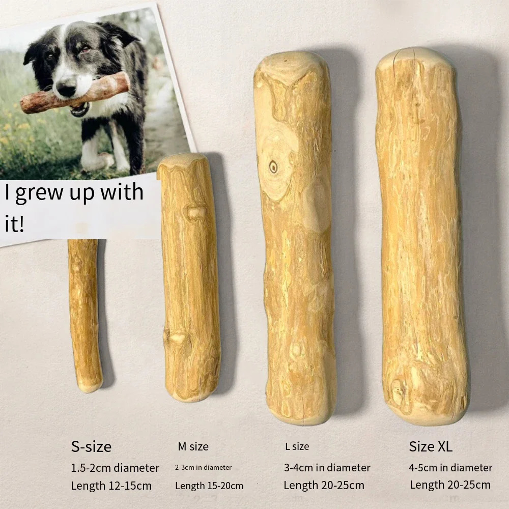 Heavy Duty Canine Coffee Wood Chew Toys Natural Puppy Chew Sticks Dog Chew Stick Toys for Dental Stress Relief 250714