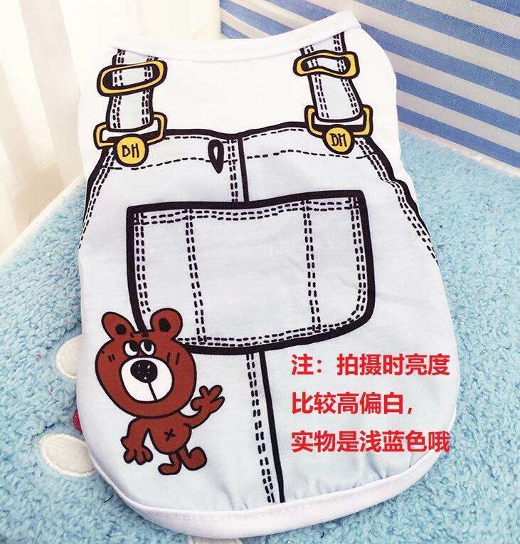 Pet Dress Pet Clothing Pet Spring Summer Outfit Kitten Vest Cat Dog Clothes Mesh Teddy Bichon Pomeranian Apparel Supplies