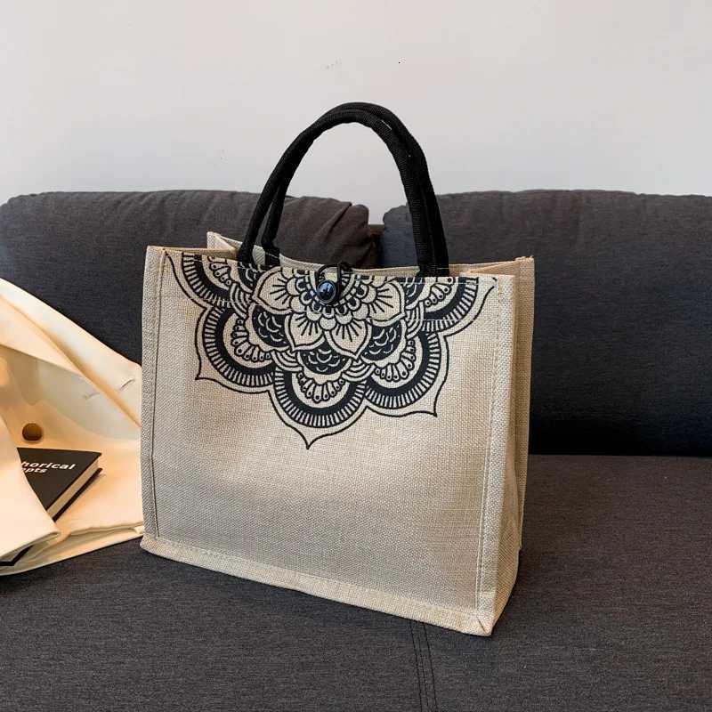 Canvas Handbags For Women Fashion Tote Beach Bags Reusable Shopping Bags Casual Large Capacity Designer Shoulder Pouch Bags Z250717