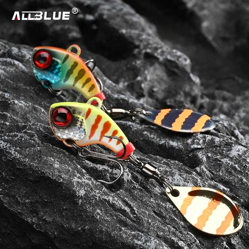 ALLBLUE CYCLONE Tail Spinner Metal Vib Shad Casting Shore Jig Vibration Jigging Blade Spoon Fishing Lure Artificial Bait Tackle Z250717