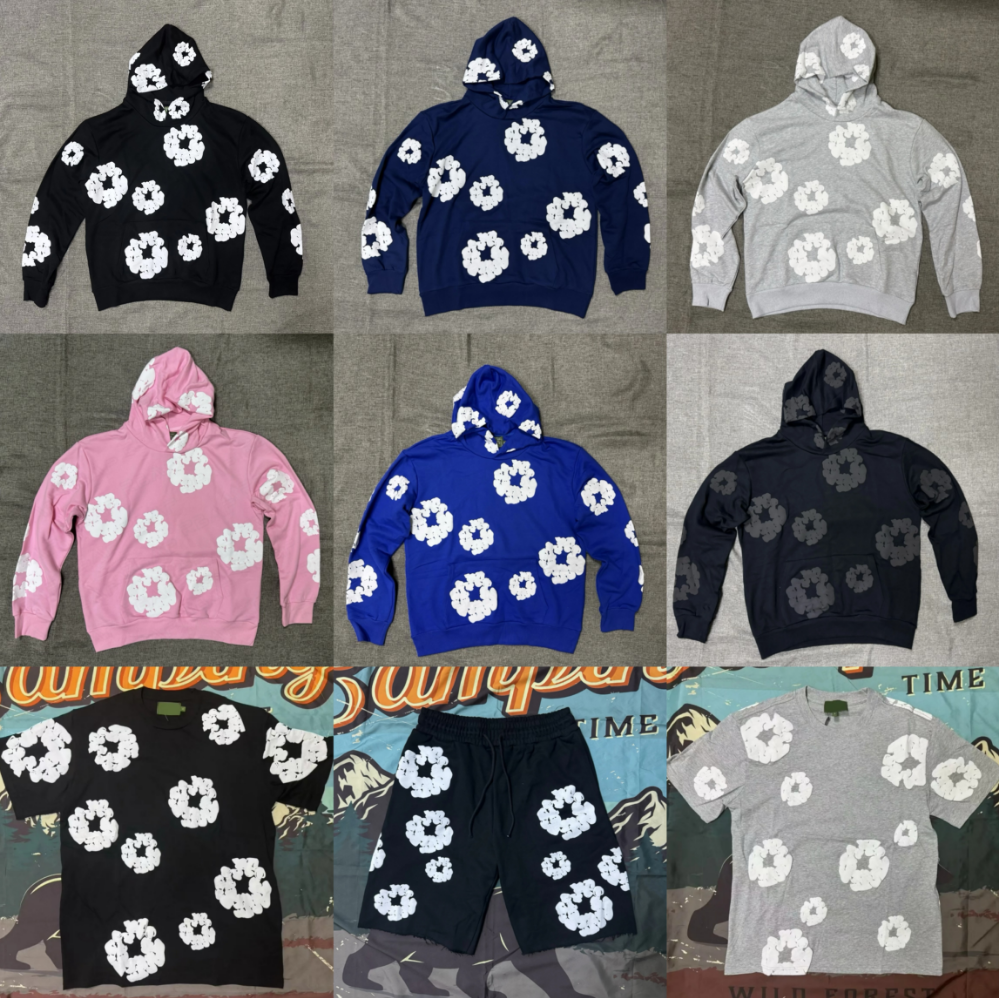 Designer high quality Hoodie Black Men's the Cotton Wreath Unisex Oversized Hoodies Design Hoody Fashion Hip Hop Hooded Sweatshirt goodclothes11 y3