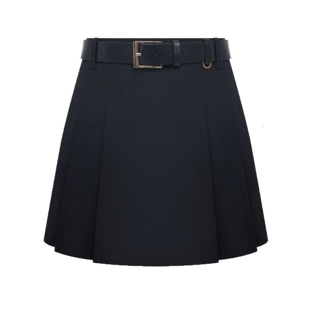 Minimalist Pleated Spring Summer New Versatile Hot Girl Short Sweet Mini Skirt For Women B5