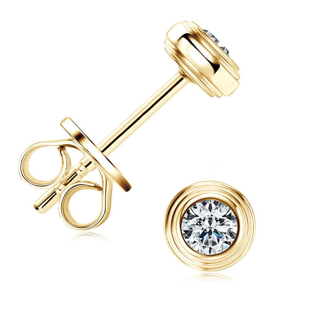 Zhao Lusi Nose Stud Internet Celebrity UFO Bubble Earrings Women's Pure Sier Ear Jewelry 342