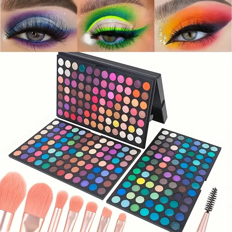 252 Colors EyeShadow Palette Makeup MatteShimmer and Metallic Shades Ideal for All-in-One Eyeshadow Set for versatile Looks 250712