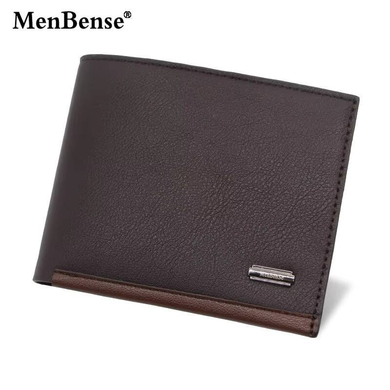 Mens Money Bag Solid Color Leather Large-capacity Fashion Retro Business Wallet Vintage Male Walltes Purse ddmynov