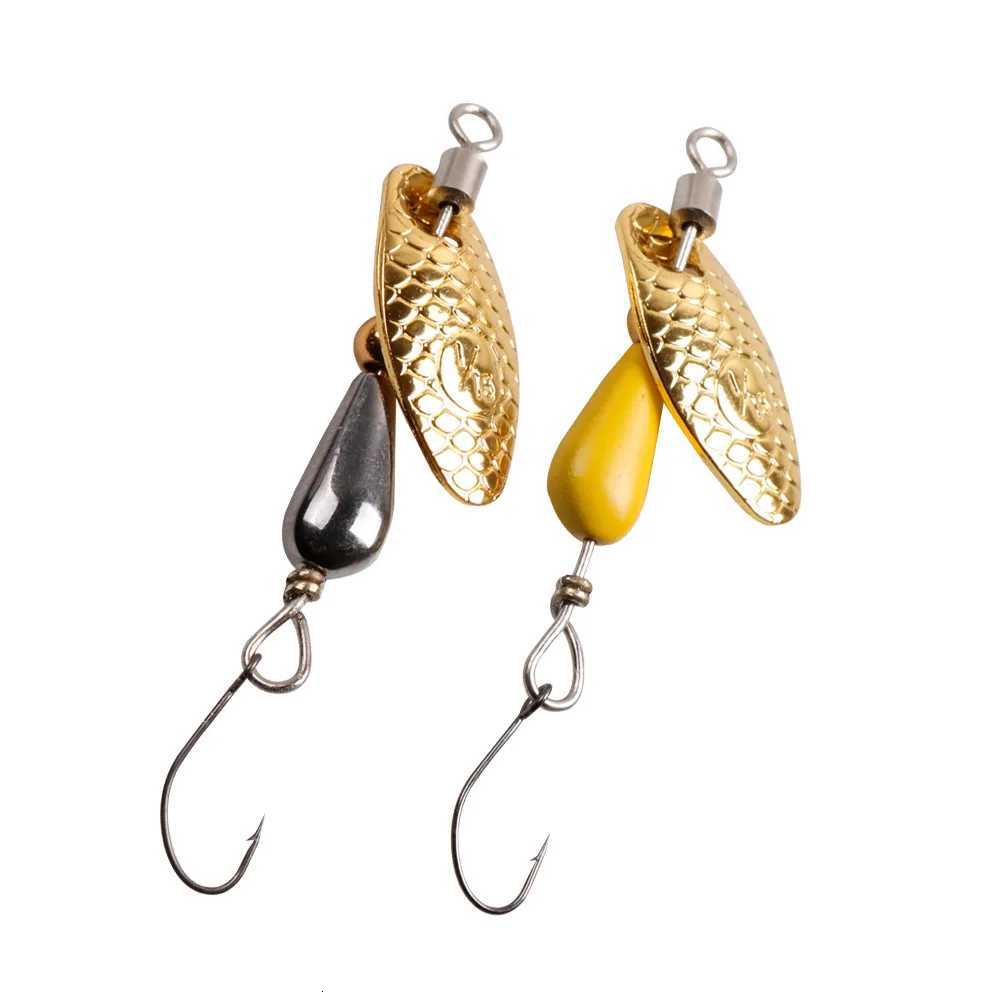 2Pcs Spinner Spoon Metal Bait Fishing Lure 5.5cm/2.8g Sequins Long Shot Spoon Baits for Bass Trout Perch Pike Rotating Fishing Z250717