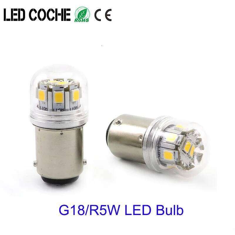Promotion Vente chaude P21W Styling BA15S G18 48V LED LAMPE AUTO SOURCE AUTO lampe DC12-24V
