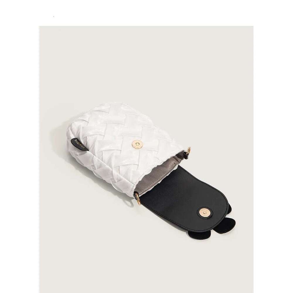 Spring Summer Women 2025 New Stylish Fresh Pleated Phone Fashion Shoulder Strap Crossbody Lipstick Bag