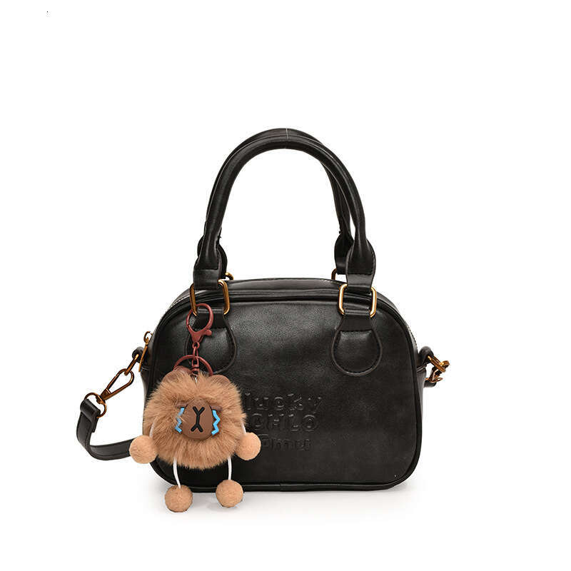 2025 New Autumn Winter Fashion Niche Korean Style Solid Color Single Shoulder Crossbody Bag