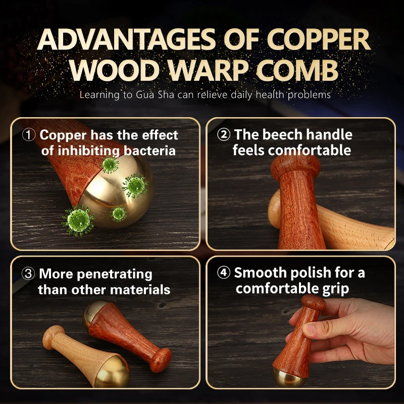 Guasha Face Facial Massager Tool Kansa Wand 250716