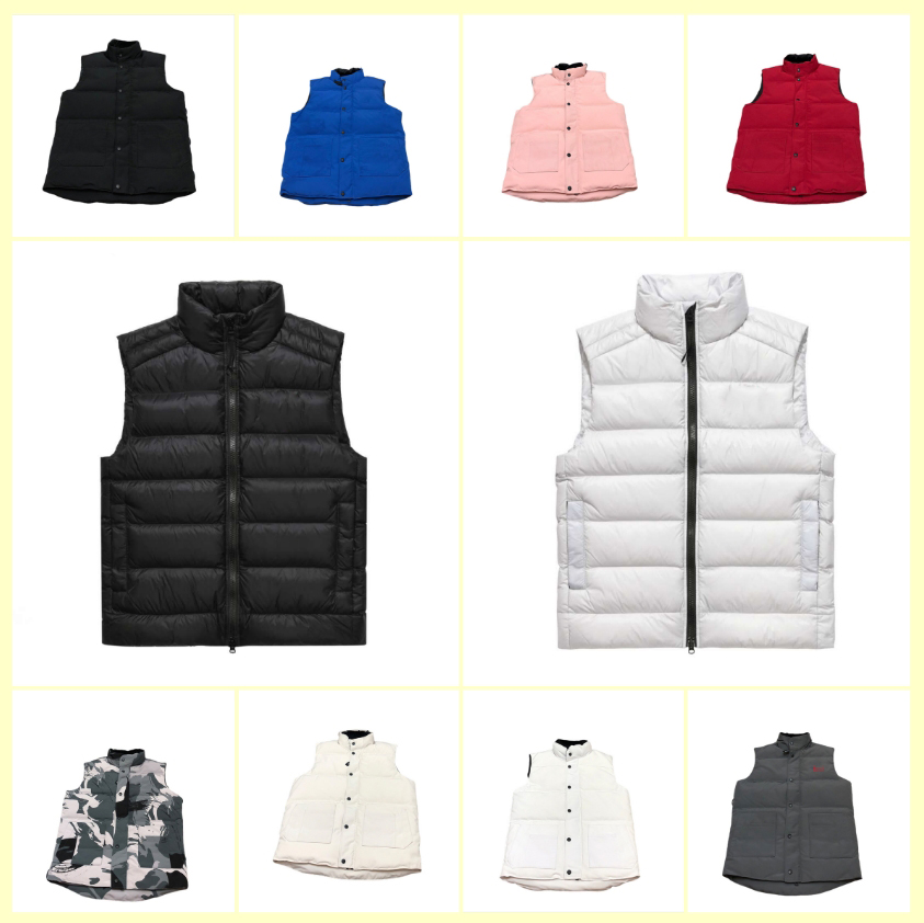 Men's Vests Top quality Mens Vests Designer goosed Puffer Vest Men Waistcoat Male Winter Down Vests Unisex Couple Bodywarmer Woman Mans Jacket Sleeveless Outdoor