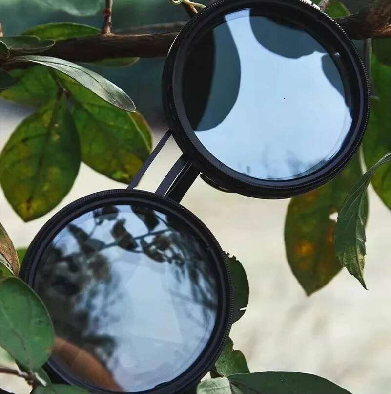 Hand Made Dimming Fishing Nd9 Adjustable Polarized SunGlasses UV Retro Punk Men Round Sunglasses