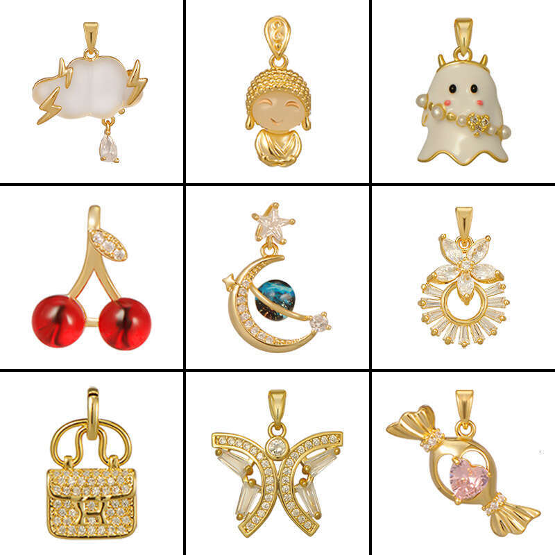 2023 New Live Streaming Exclusive Pendant Fashion Versatile Collarbone Chain Korean Style Elegant Necklace Women's DIY Accessories C4f