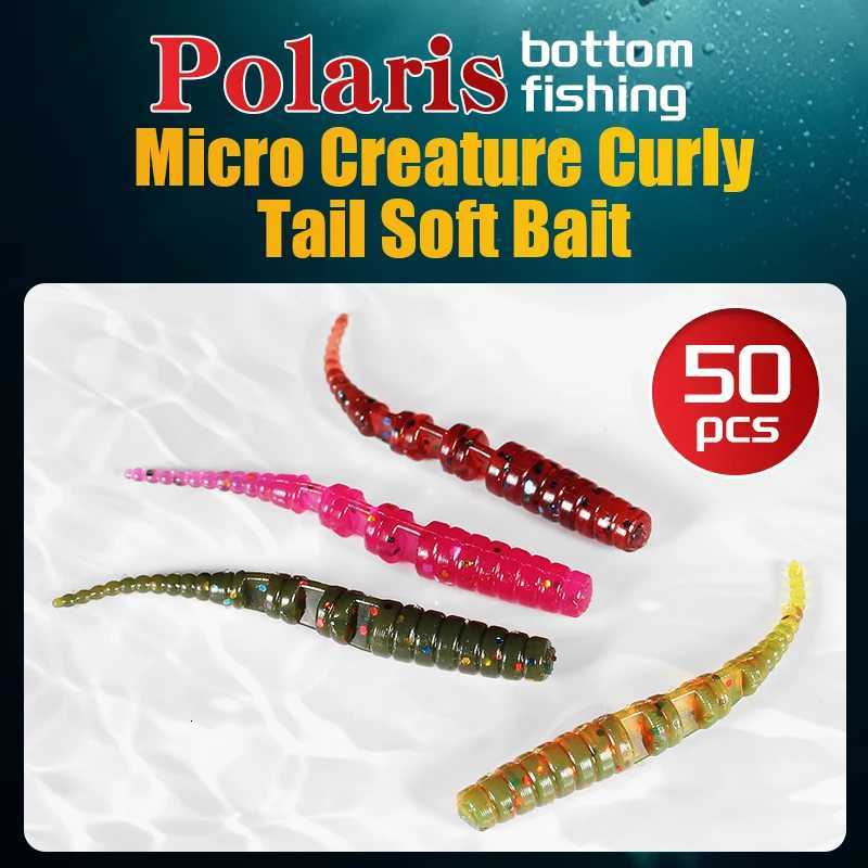 Supercontinent 3cm/50pcs Polaris soft Artificial Bait Predator TackLE Polaris Sinking Lure Pesca Cheap Fishing Z250717