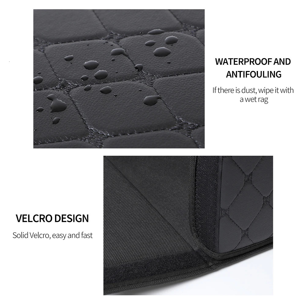 Car PU Leather Trunk Storage Box Portable Foldable Storage Car Multiuse Storage Car Trunk Bag Auto Storag Box 250715