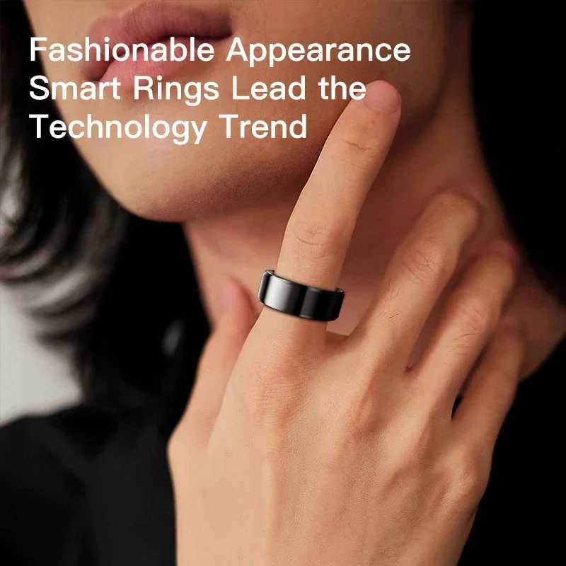 1 Smart Ring H1 Durable 5ATM Waterproof Remote Control Functionality Sleek Ceramic Design Men Women W250717