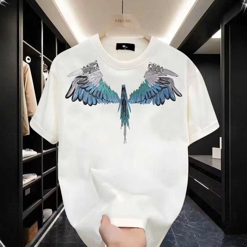 hot Free shipping designer T-shirt short sleeved men and women loose casual printed half sleeved top Slim Fit