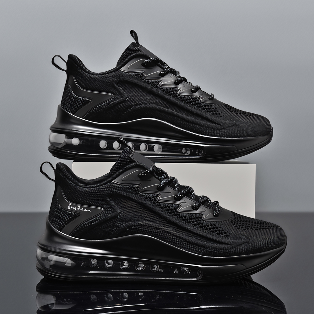 HW-6935 men's running shoes, height increasing air cushion men's 2025 spring and autumn new trend breathable soft sole men's casual spo