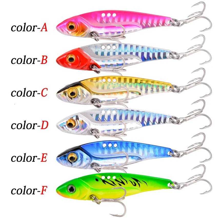 Metal Vib Blade Lure 7/10/12/14/15/18/25G Sinking Vibration Baits Vibe Swimbait For Bass Pike Fishing Blue Silver Pesca Lures Z250717