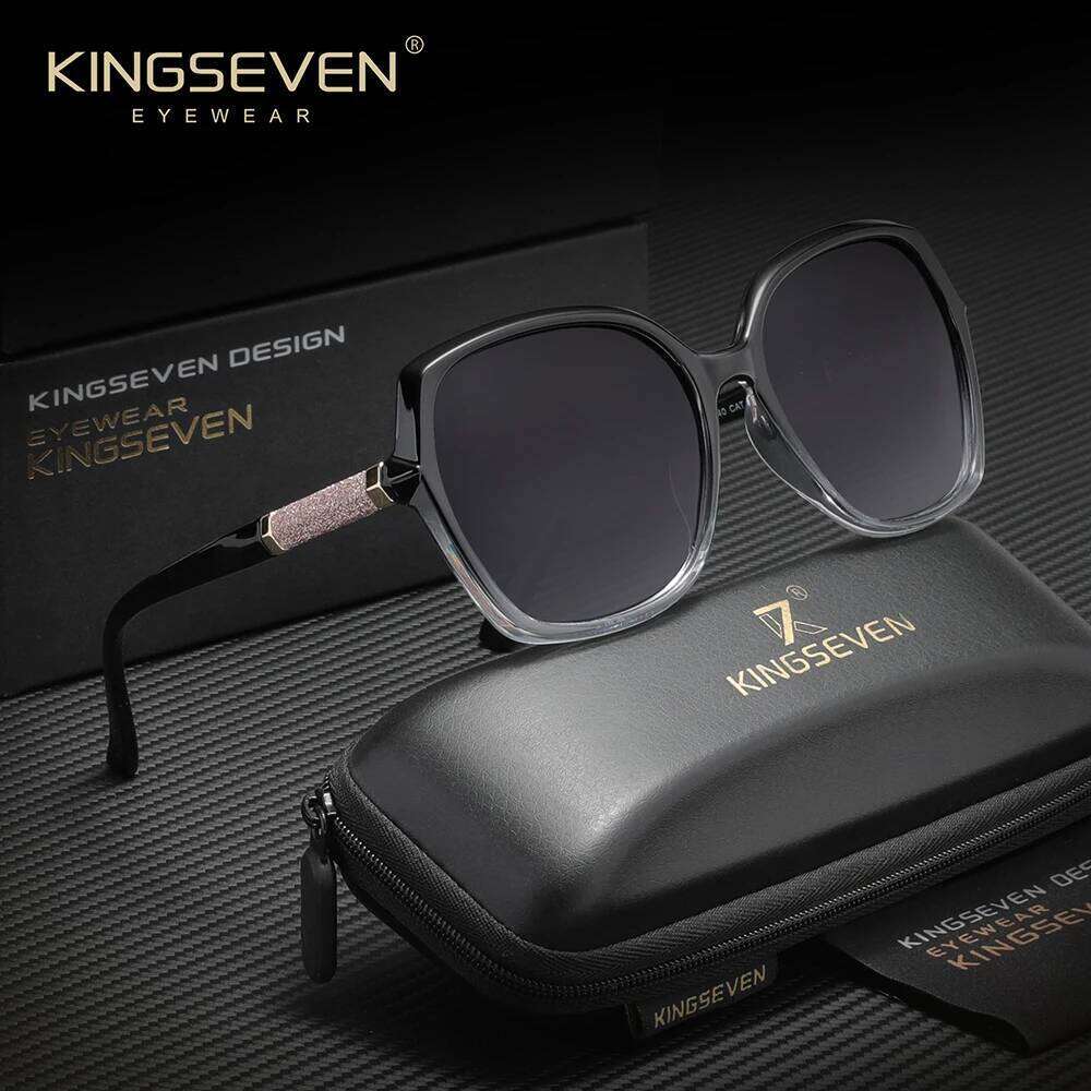 KINGSEVEN Oversized Sunglasses For Women Travel Glasses Polarized UV400 Sun Shades for Lady Eyewear Accessory