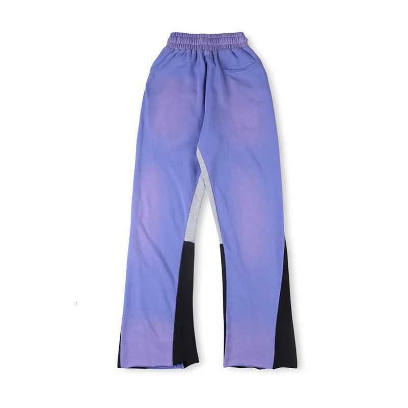 High Street Washed Rhinestone Joggers Sweatpants for Men and Women Casual Baggy Drawstring Trousers Mens Pants y250716