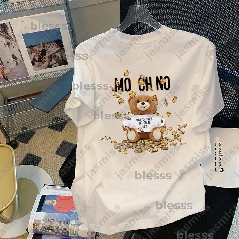 Womens T-Shirt Short Sleeved Tshirt Designer Tops Women -8 Summer New Cartoon Print Casual Temperament Loose Plus DPD2507174