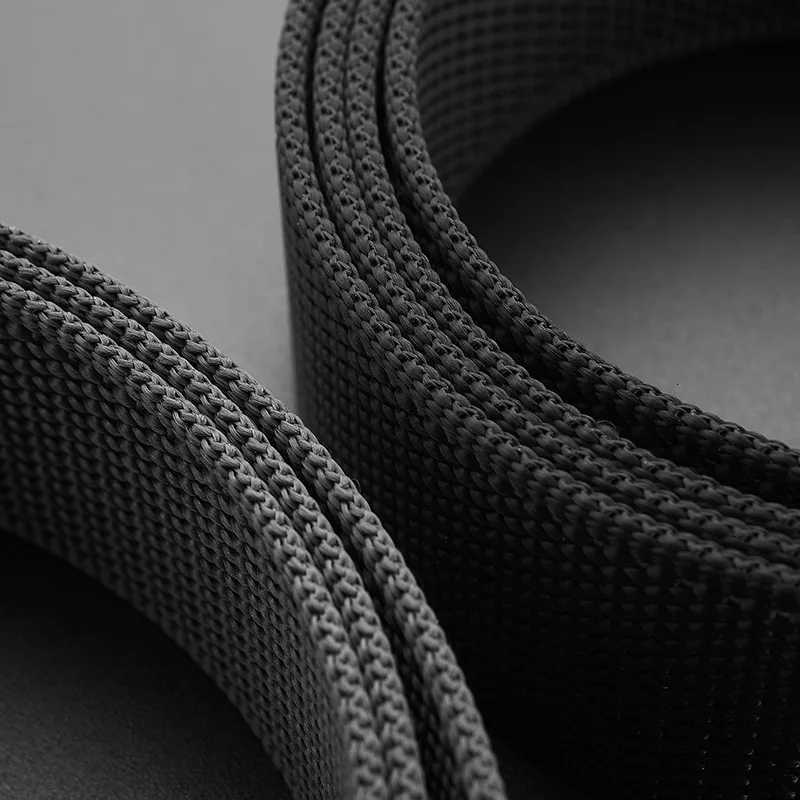 2PCS Tactical Waist Belt Durable Automatic Buckle Men Belt Army Outdoor Hunting Multifunctional Nylon Canvas Woven Trouser Belt W250717