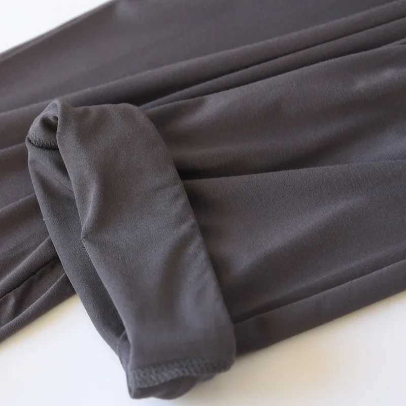 New Spring and Autumn Mens Pajamas Set Modal Long Sleeve Pants Two Piece Loose Oversize Home Suit Pajamas For Men Sleepwear W250717