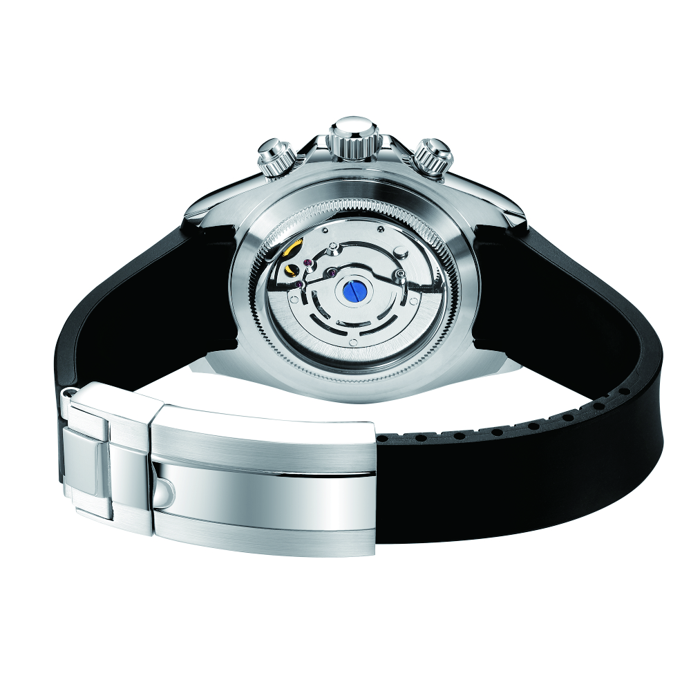 TIME TOKEN2025 New Carbon fibre 40MM Automatic Mechanical Wristwatches Automatic Sapphire Super Luminous Watch See-Through Back