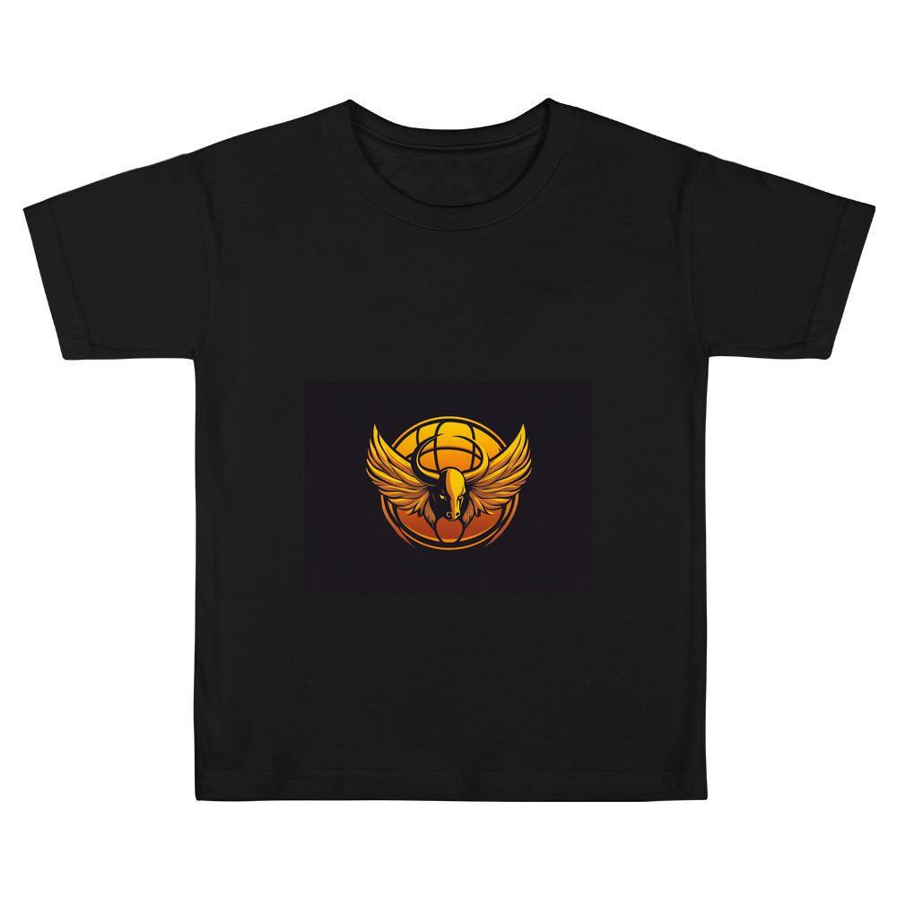 ddmywed Boy and girl Children's T-shirt T-shirt an image of a bird with wings on it