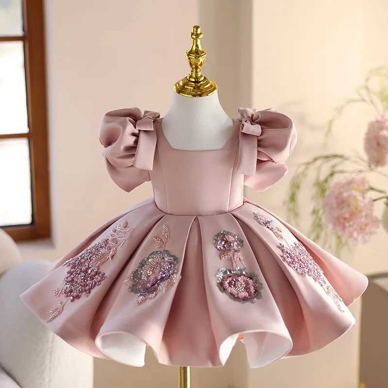 Children Fashion Piano Performance Princess Ball Gown Girls Cute Birthday Party Wedding Dress g297 Z250716