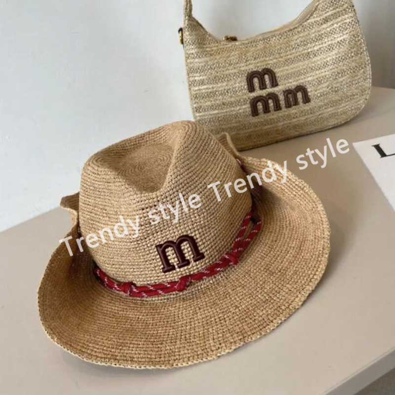 2025 New Summer Newest fisherman hat bucket men women's denim hats with two ribbons beach hat