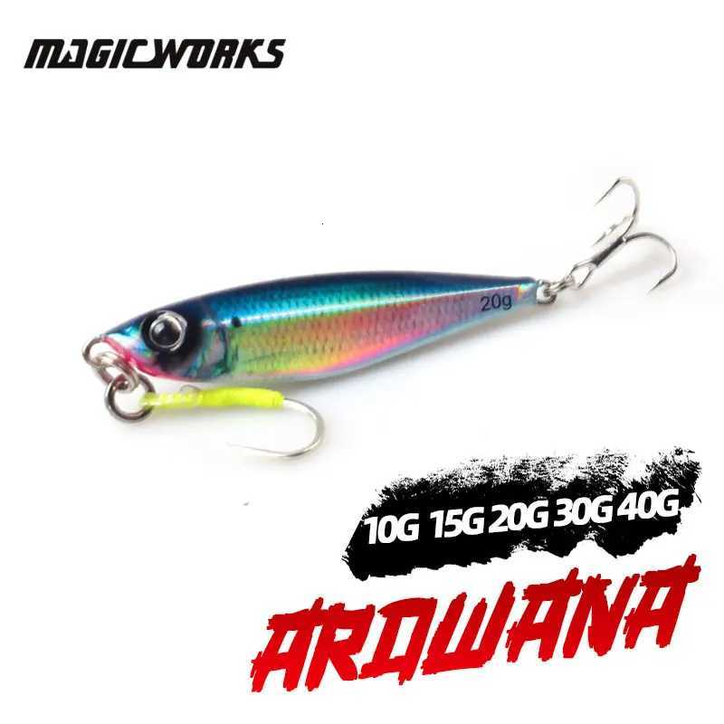 Magic Works New 2024 Lures For Fishing Artificial Bait 10G 15G 20G 30G 40G Fishing Supplies Fish Bait Sea Jigs Woblery Saltwater Z250717