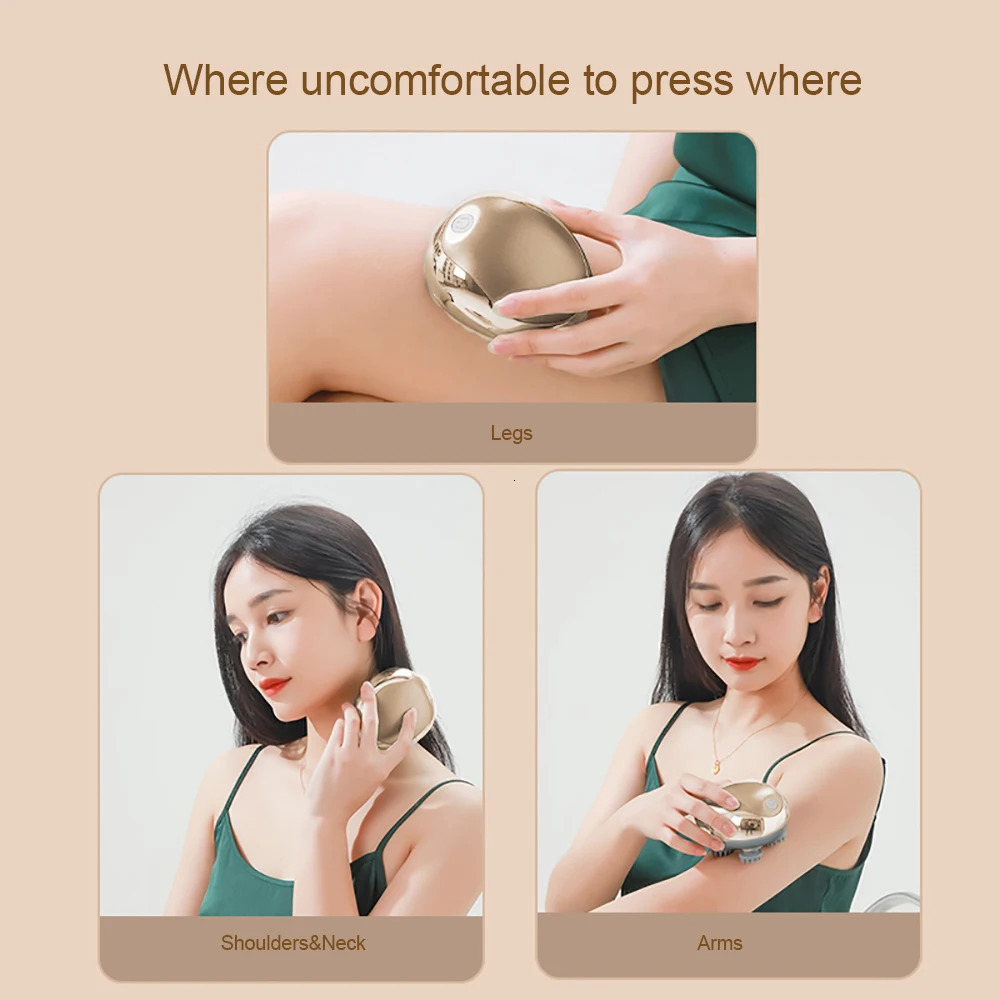 Mini Head Massage Machine Silicone Scalp Magnetic Suction Charging Silicone Shoulder Multifunctional Kneading Vibration Head Spa 250716