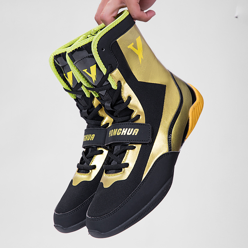 Boxing Sneakers Fitness Comfort Non slip Competition Shoes Indoor Mens Trainers Non slip Breathable Wear resistant